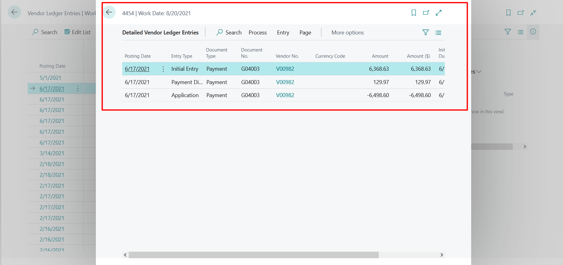 Business Central Reports and Ledger Entries
