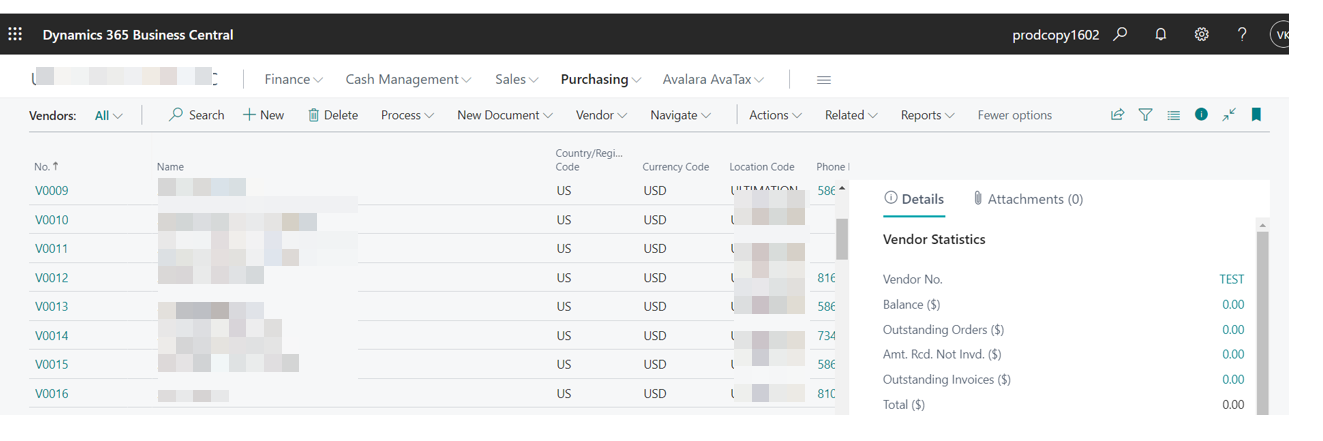 1099 Vendor List Form