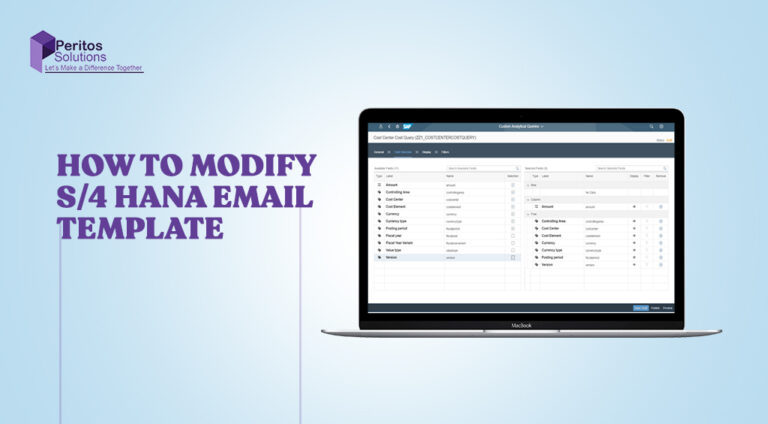 How to modify SAP S/4 Hana email template