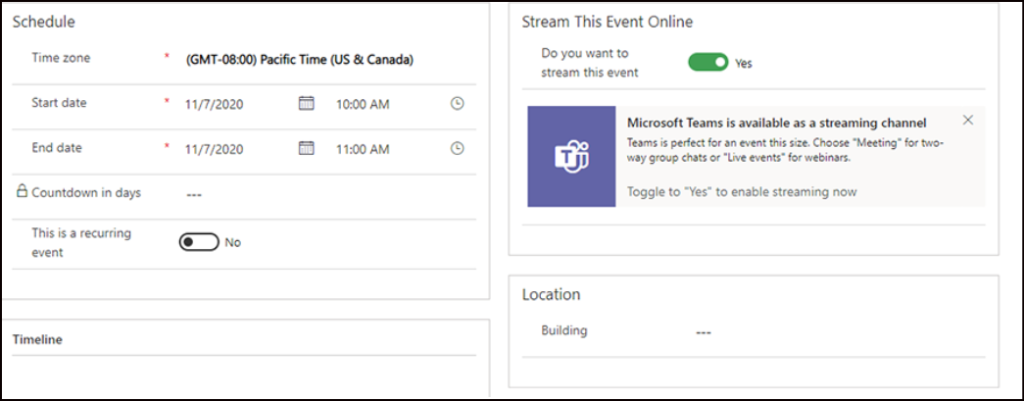Teams webinar + Dynamics 365 Marketing