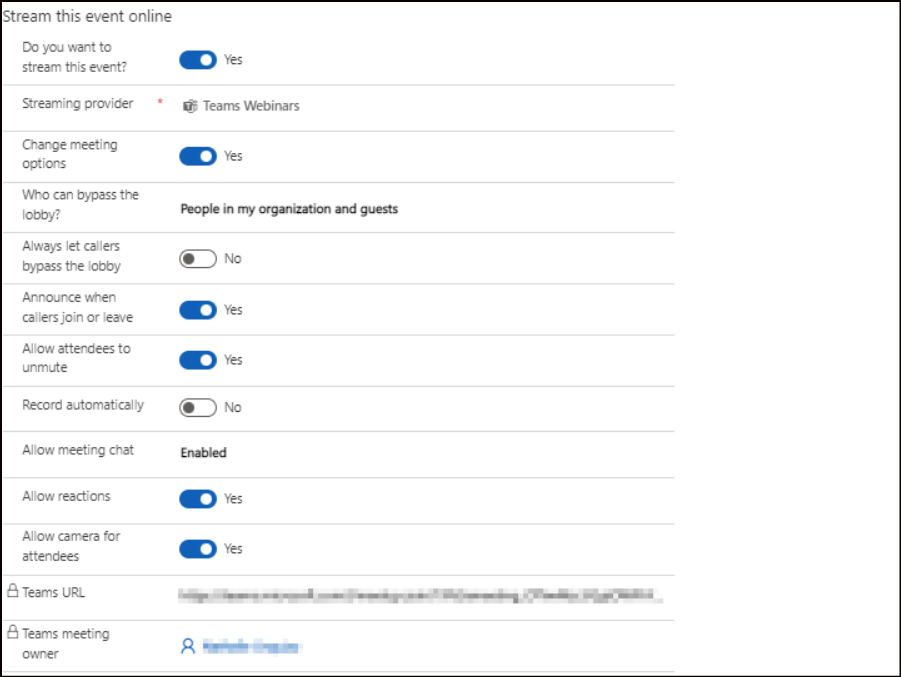 Teams webinar + Dynamics 365 Marketing