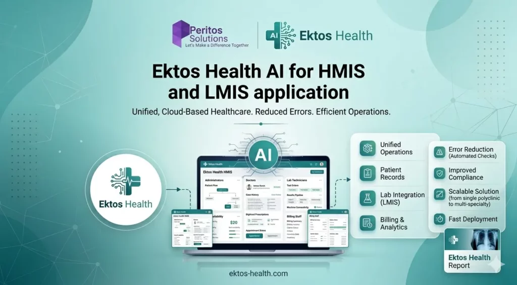 Ektos Health AI for HMIS and LMIS application